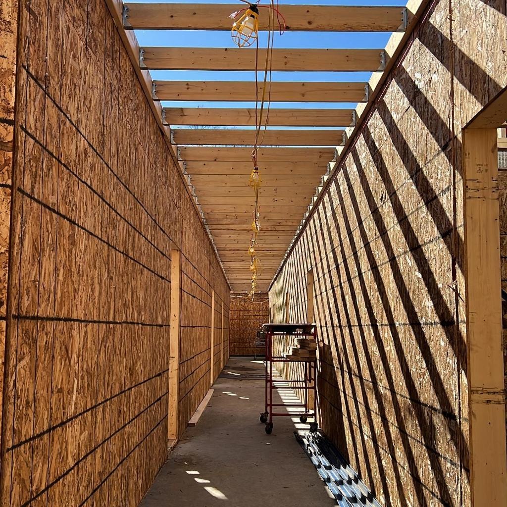 Mink Development interior framing